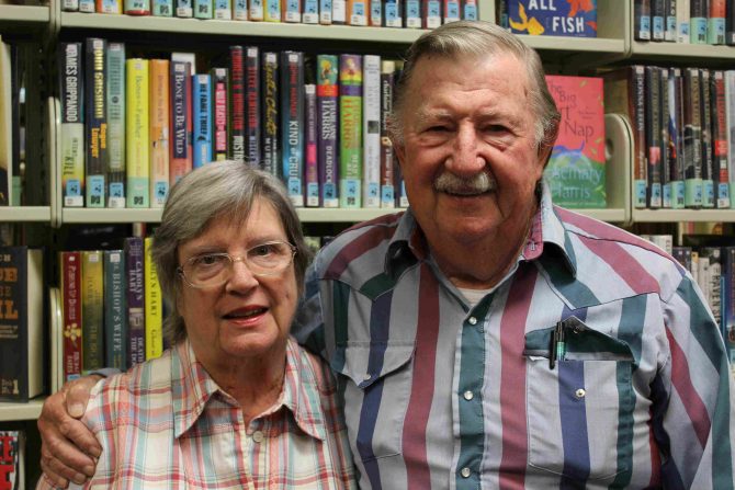 "Johnny Mac" Chinn and his wife Harriet at Headquarters Branch
