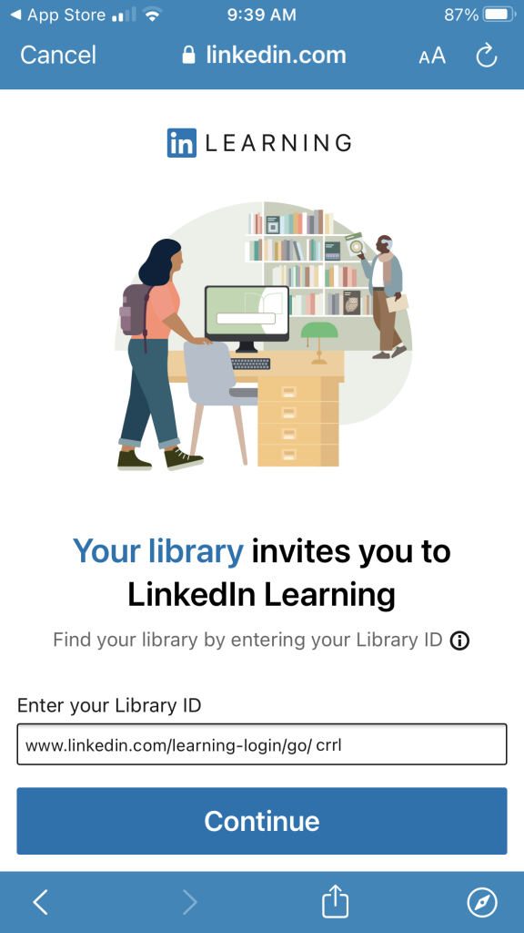 How do I log in to LinkedIn Learning?